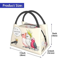 Load image into Gallery viewer, Parrot Thermal Insulated Lunch Bag