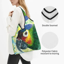 Load image into Gallery viewer, Parrot Bird Shopping Tote Bag