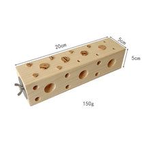 Load image into Gallery viewer, Natural wood chewing toy