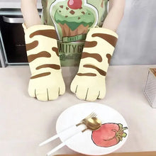 Load image into Gallery viewer, Cat heat resistant gloves