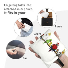 Load image into Gallery viewer, Parrot Bird Shopping Tote Bag