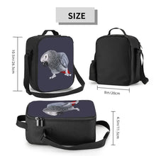 Load image into Gallery viewer, Parrot insulated lunch bag