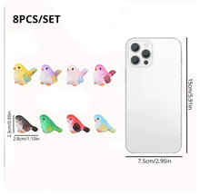 Load image into Gallery viewer, 8pcs Miniature Bird Figurines