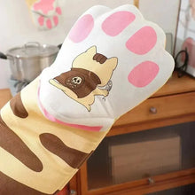 Load image into Gallery viewer, Cat heat resistant gloves