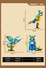 Load image into Gallery viewer, T-Rex Dinosaur -Parrot Building Blocks