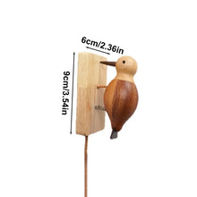 Load image into Gallery viewer, Wooden Bird Shaped Doorbell