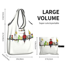 Load image into Gallery viewer, Parrot Bird Shopping Tote Bag
