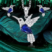 Load image into Gallery viewer, Bird Pendant Necklace Earrings