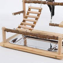 Load image into Gallery viewer, Wooden Parrot Playstand