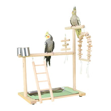 Load image into Gallery viewer, Wooden Parrot Playstand