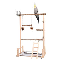 Load image into Gallery viewer, Wooden Parrot Playstand