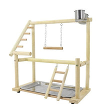 Load image into Gallery viewer, Wooden Parrot Playstand