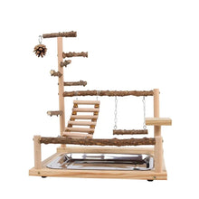 Load image into Gallery viewer, Wooden Parrot Playstand
