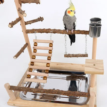 Load image into Gallery viewer, Wooden Parrot Playstand