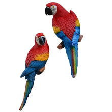 Load image into Gallery viewer, Wall mount Resin Parrot decoration
