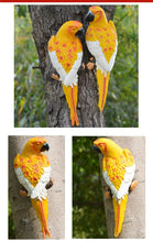 Load image into Gallery viewer, Wall mount Resin Parrot decoration
