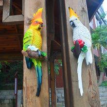 Load image into Gallery viewer, Wall mount Resin Parrot decoration
