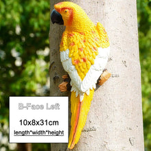 Load image into Gallery viewer, Wall mount Resin Parrot decoration
