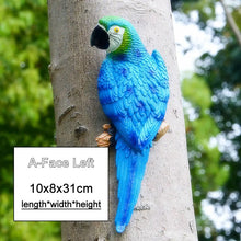 Load image into Gallery viewer, Wall mount Resin Parrot decoration
