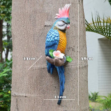 Load image into Gallery viewer, Wall mount Resin Parrot decoration

