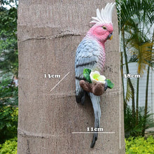Load image into Gallery viewer, Wall mount Resin Parrot decoration
