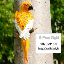 Load image into Gallery viewer, Wall mount Resin Parrot decoration
