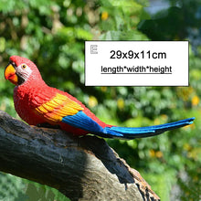 Load image into Gallery viewer, Wall mount Resin Parrot decoration
