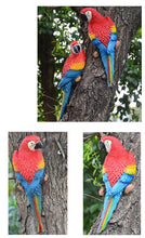 Load image into Gallery viewer, Wall mount Resin Parrot decoration
