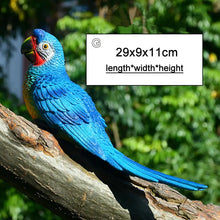 Load image into Gallery viewer, Wall mount Resin Parrot decoration
