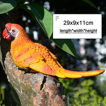 Load image into Gallery viewer, Wall mount Resin Parrot decoration
