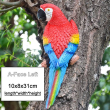 Load image into Gallery viewer, Wall mount Resin Parrot decoration
