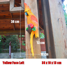 Load image into Gallery viewer, Wall mount Resin Parrot decoration

