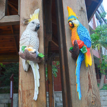Load image into Gallery viewer, Wall mount Resin Parrot decoration

