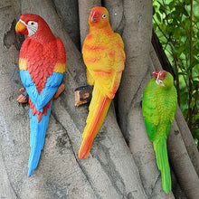 Load image into Gallery viewer, Wall mount Resin Parrot decoration
