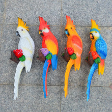 Load image into Gallery viewer, Wall mount Resin Parrot decoration
