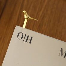 Load image into Gallery viewer, Bird Shaped Metal Bookmark/ Clip
