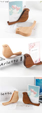 Load image into Gallery viewer, Wood Bird  Desk Holder
