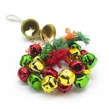Load image into Gallery viewer, Parrot Christmas wreath with bell
