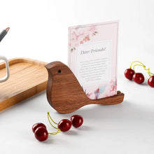 Load image into Gallery viewer, Wood Bird  Desk Holder
