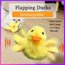 Load image into Gallery viewer, Electric Duck Cat Toy
