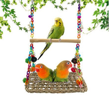 Load image into Gallery viewer, Parrot Swing Seagrass Mat
