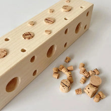 Load image into Gallery viewer, Natural wood chewing toy
