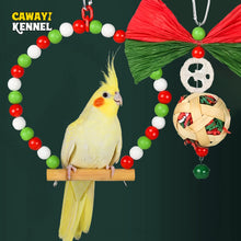 Load image into Gallery viewer, Natural Wood Christmas Swing Toy
