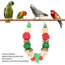 Load image into Gallery viewer, Wooden Christmas Parrot toy
