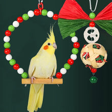 Load image into Gallery viewer, Natural Wood Christmas Swing Toy
