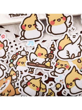 Load image into Gallery viewer, Cute Parrot Cockatiel Stickers
