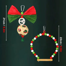 Load image into Gallery viewer, Natural Wood Christmas Swing Toy
