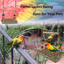 Load image into Gallery viewer, Parrot Swing Seagrass Mat
