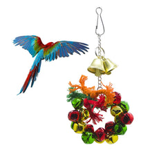 Load image into Gallery viewer, Parrot Christmas wreath with bell
