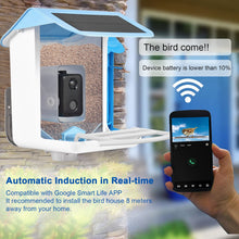 Load image into Gallery viewer, Solar Smart Bird Camera Feeder
